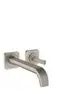 AXOR-HG-AXOR-Citterio-E-Einhebel-Waschtischmischer-Unterputz-fuer-Wandmontage-mit-Pingriff-Auslauf-221-mm-und-Rosetten-Edelstahl-Optic-36106800 gallery number 1